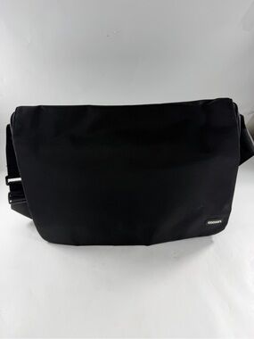 Cocoon Black Messenger Bag Laptop Crossbody Briefcase Travel Work Adjustable